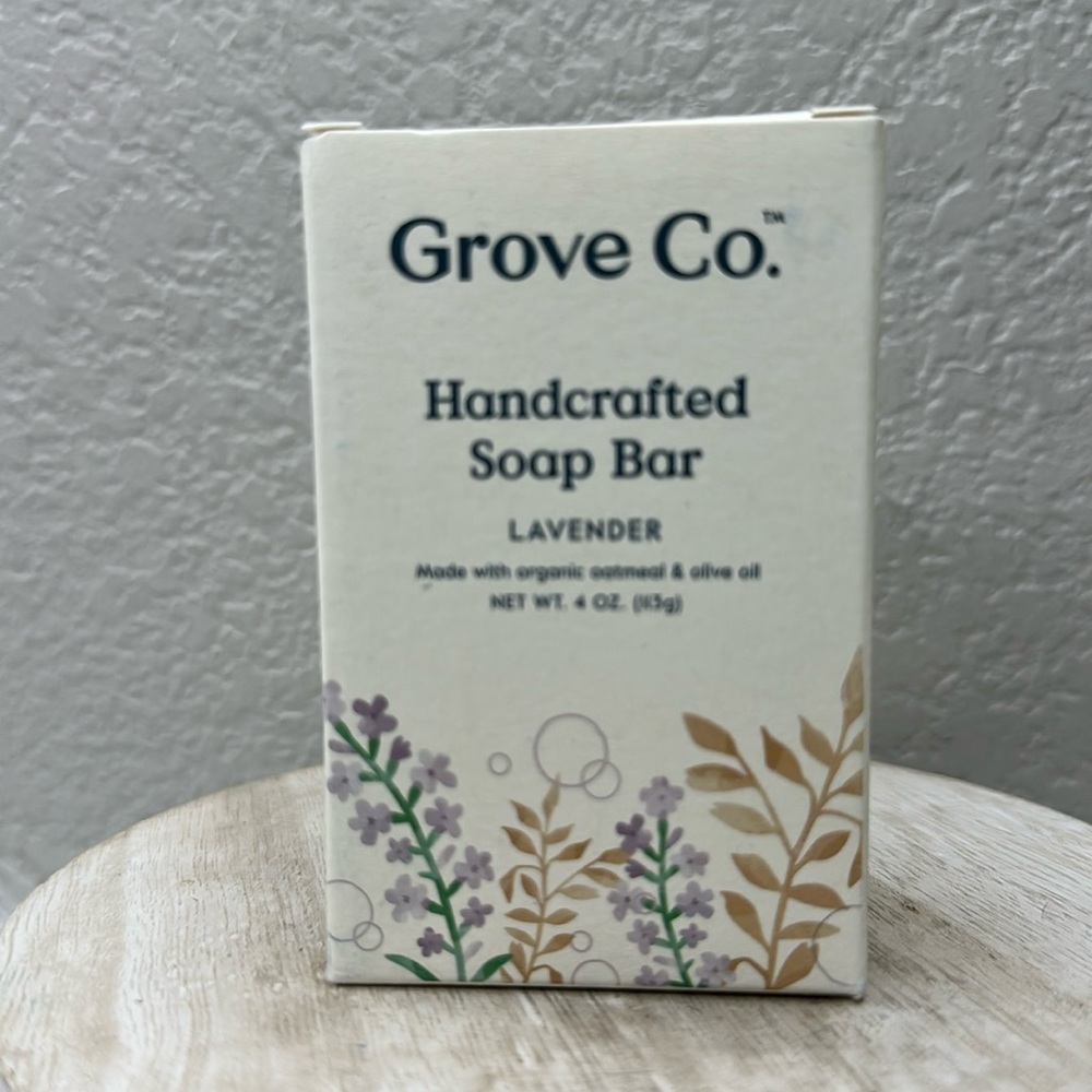 $5 🌙 Grove Collaborative Handcrafted Lavender Bar‎ Soap NEW